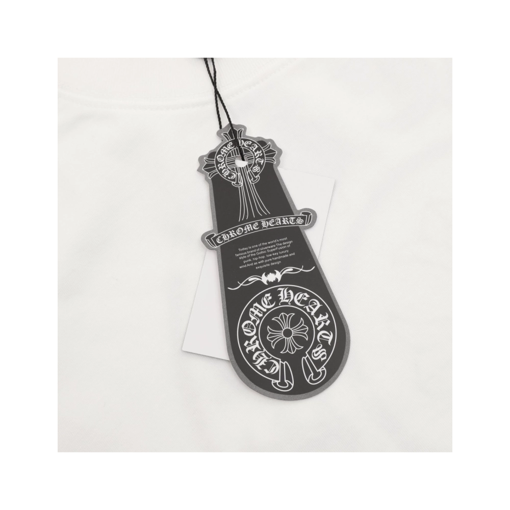 Chrome Hearts Horseshoe Burnout Patch Embroidery Distressed Short Sleeve 242