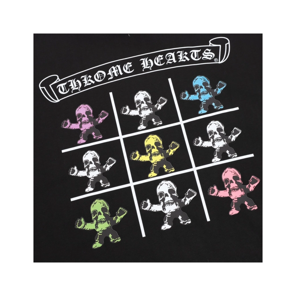 Chrome Hearts Nine-Grid Skull Print Short Sleeve 244