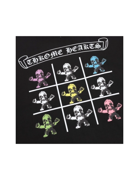 Chrome Hearts Nine-Grid Skull Print Short Sleeve 244