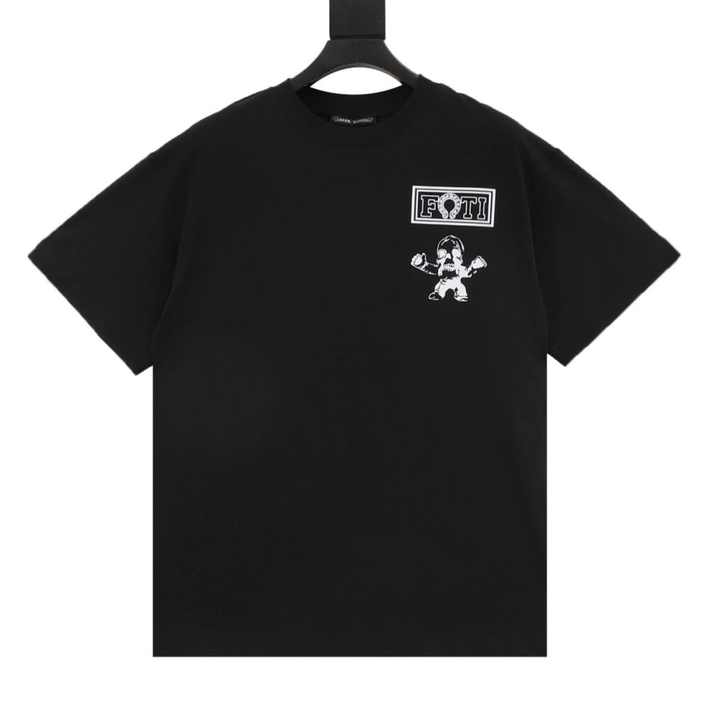 Chrome Hearts Nine-Grid Skull Print Short Sleeve 244