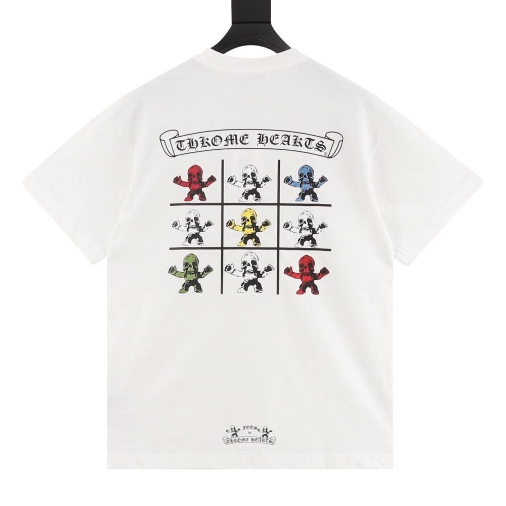 Chrome Hearts Nine-Grid Skull Print Short Sleeve 245
