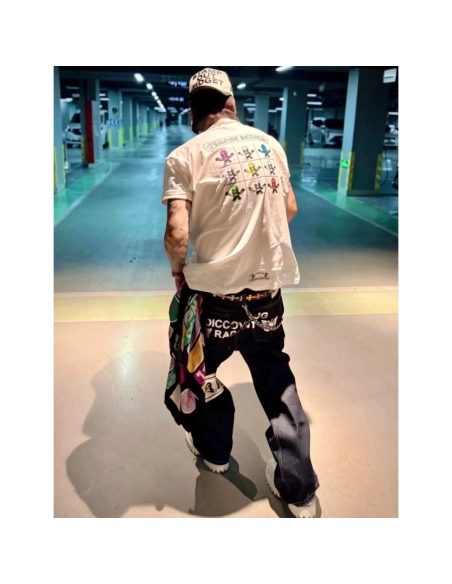 Chrome Hearts Nine-Grid Skull Print Short Sleeve 245
