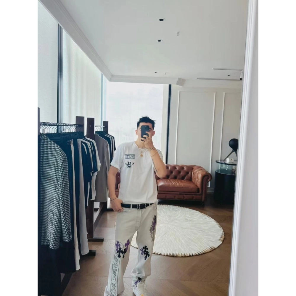 Chrome Hearts Nine-Grid Skull Print Short Sleeve 245