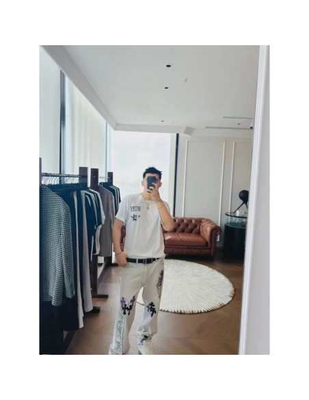 Chrome Hearts Nine-Grid Skull Print Short Sleeve 245