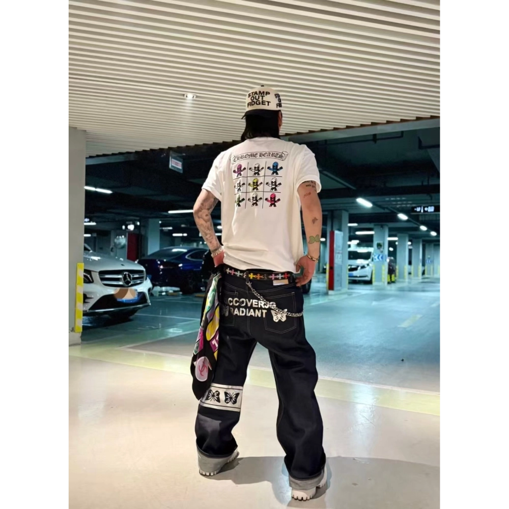 Chrome Hearts Nine-Grid Skull Print Short Sleeve 245