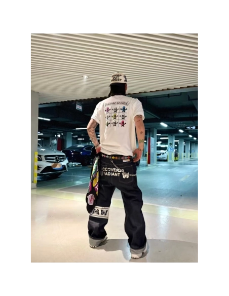 Chrome Hearts Nine-Grid Skull Print Short Sleeve 245