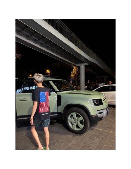 Chrome Hearts Vertical Flag Print Short Sleeve 246