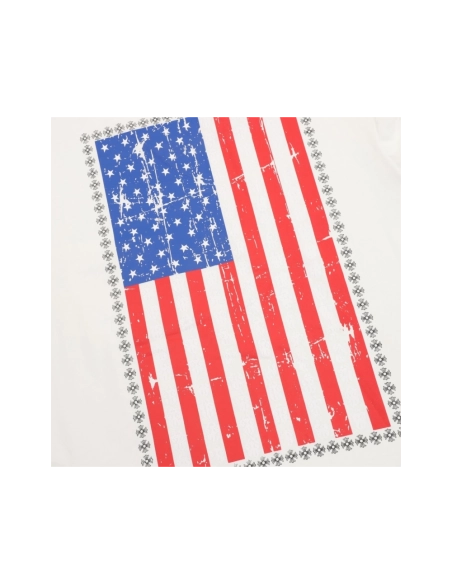 Chrome Hearts Vertical Flag Print Short Sleeve 247