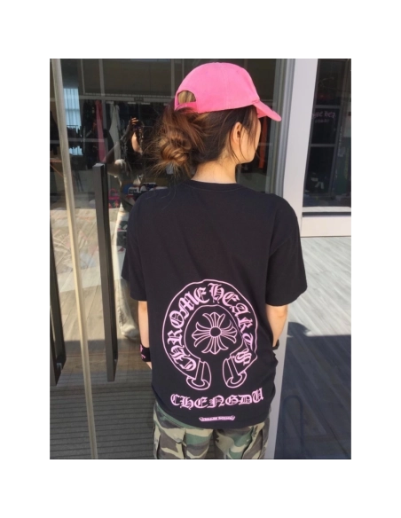 Chrome Hearts Horseshoe Cross Print Short Sleeve 248