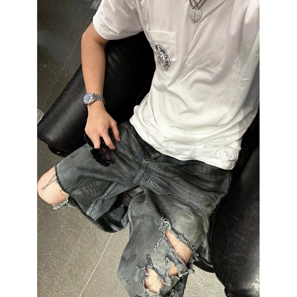 Chrome Hearts Horseshoe Cross Print Short Sleeve 250
