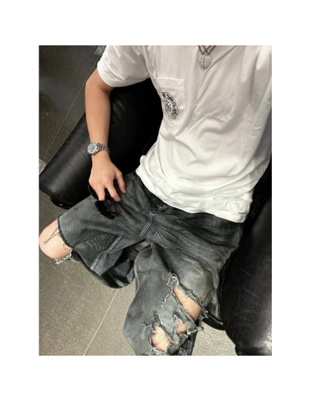Chrome Hearts Horseshoe Cross Print Short Sleeve 250