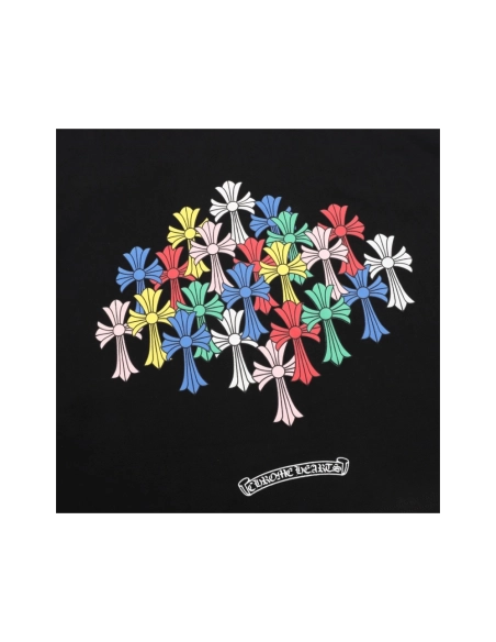 Chrome Hearts Colorful Cross Print Short Sleeve 251