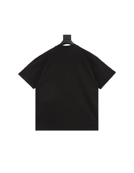 Chrome Hearts Color-Block Gothic Letter Cross Necklace Short Sleeve 253