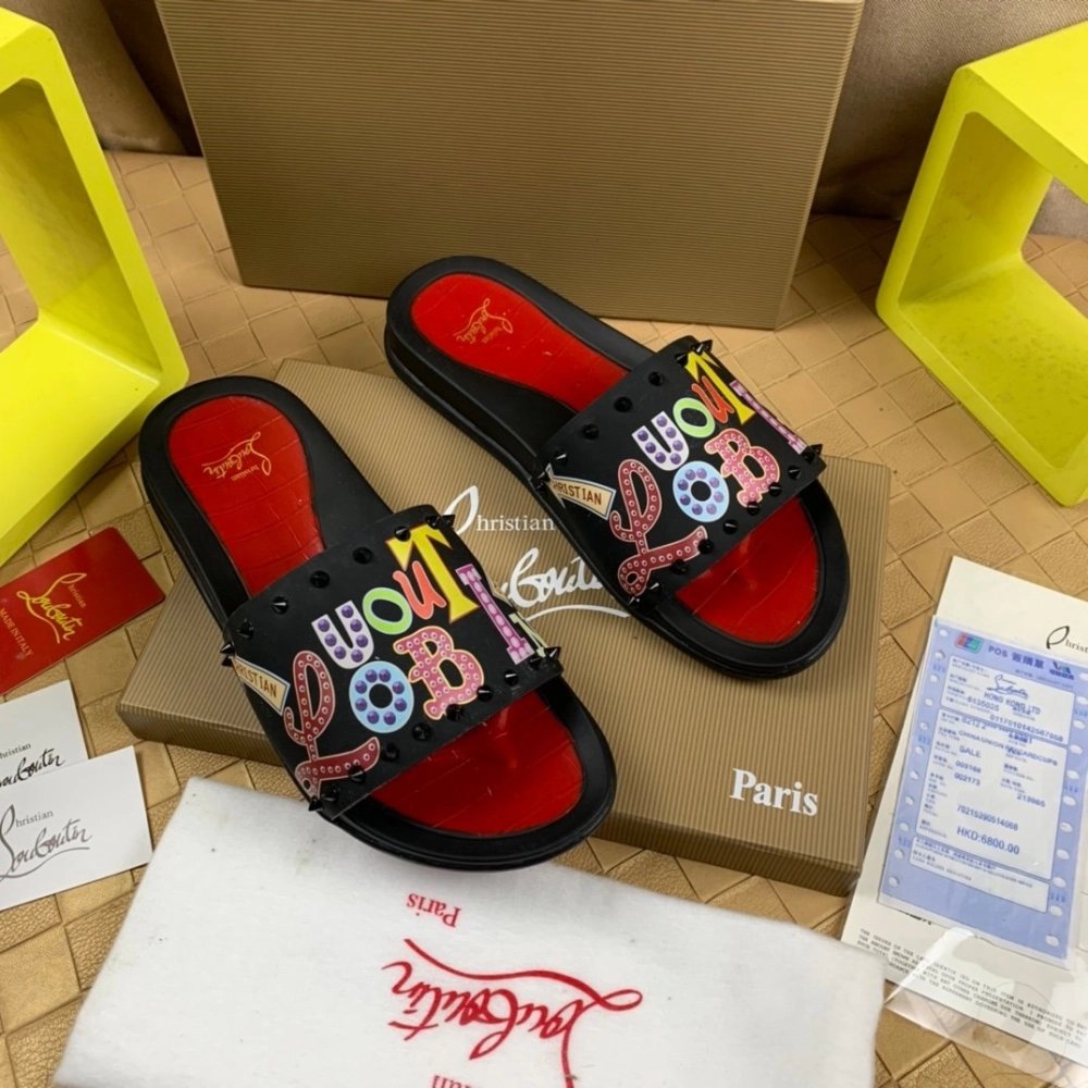 Christian Louboutin slippers 013