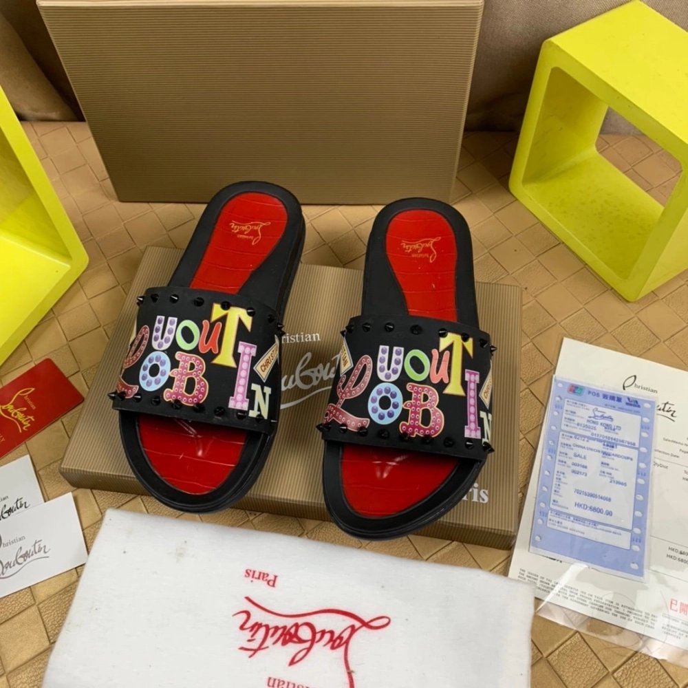 Christian Louboutin slippers 013