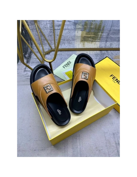 Fendi Slippers 019,Fendi Slippers,Slides Slippers,More Brands