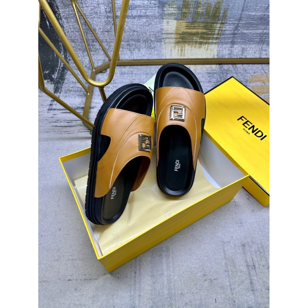 Fendi Slippers 019,Fendi Slippers,Slides Slippers,More Brands