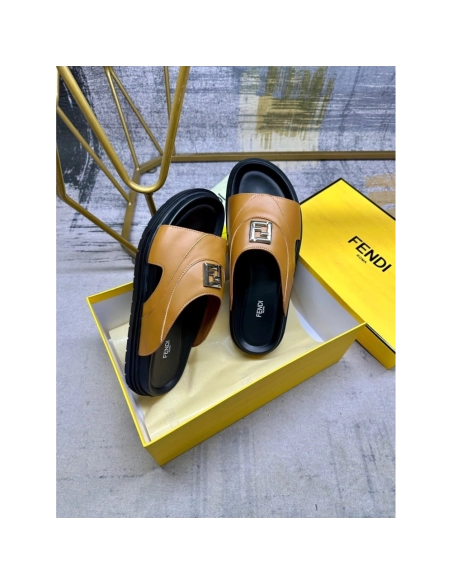 Fendi Slippers 019,Fendi Slippers,Slides Slippers,More Brands