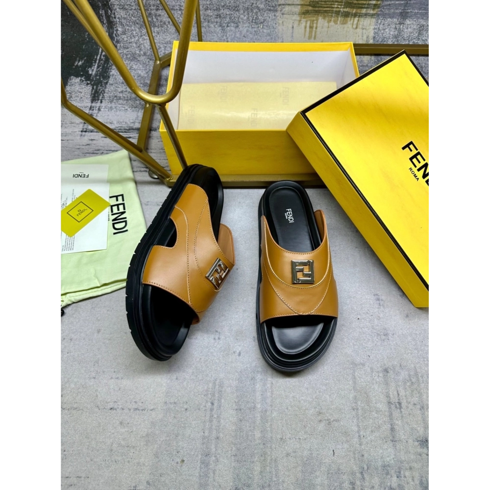 Fendi Slippers 019,Fendi Slippers,Slides Slippers,More Brands