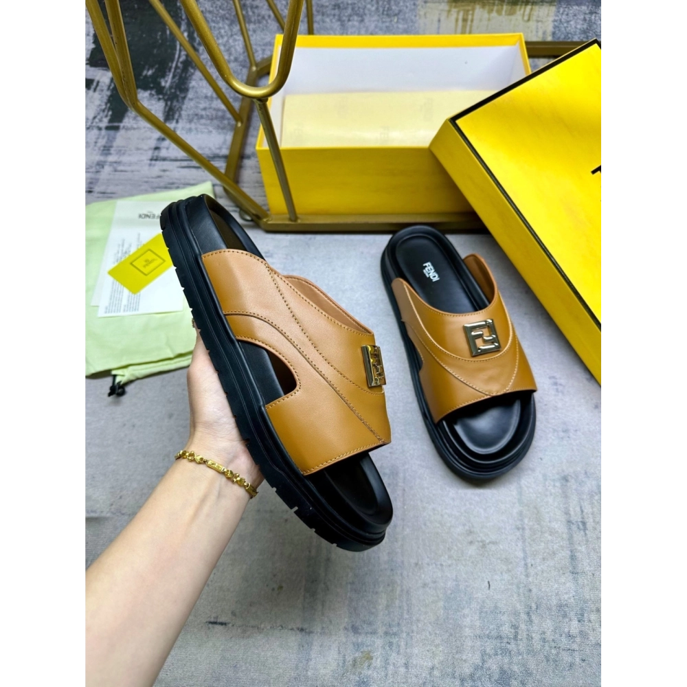 Fendi Slippers 019,Fendi Slippers,Slides Slippers,More Brands