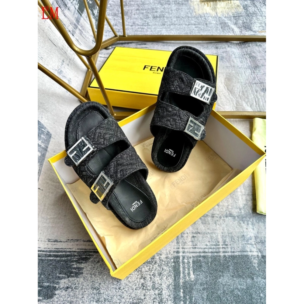 Fendi Slippers 001,Fendi Slippers,Slides Slippers,More Brands