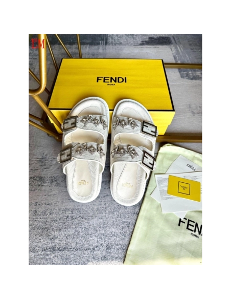 Fendi Slippers 005,Fendi Slippers,Slides Slippers,More Brands