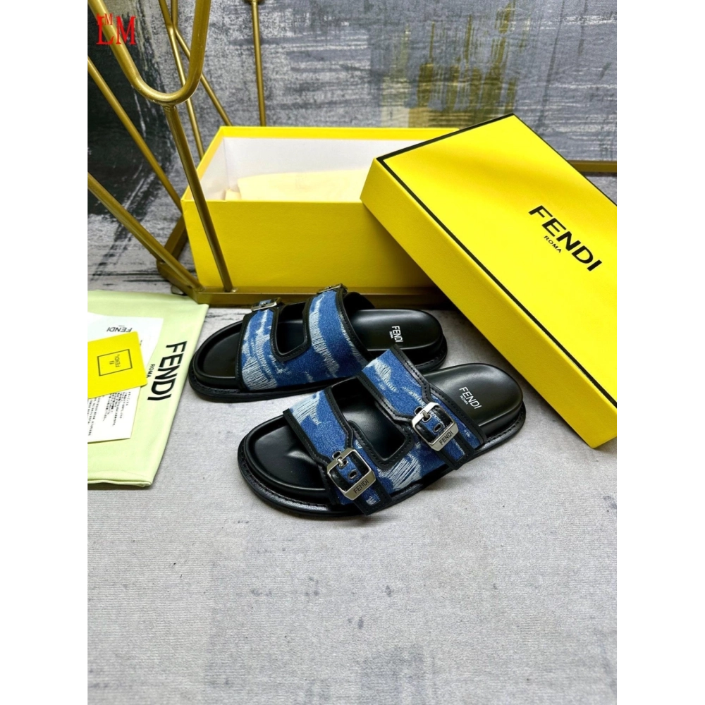 Fendi Slippers 008,Fendi Slippers,Slides Slippers,More Brands