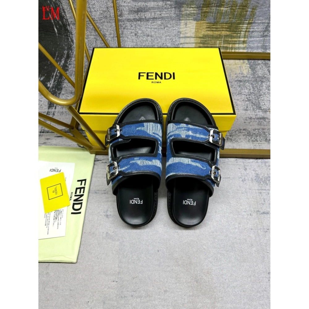 Fendi Slippers 008,Fendi Slippers,Slides Slippers,More Brands