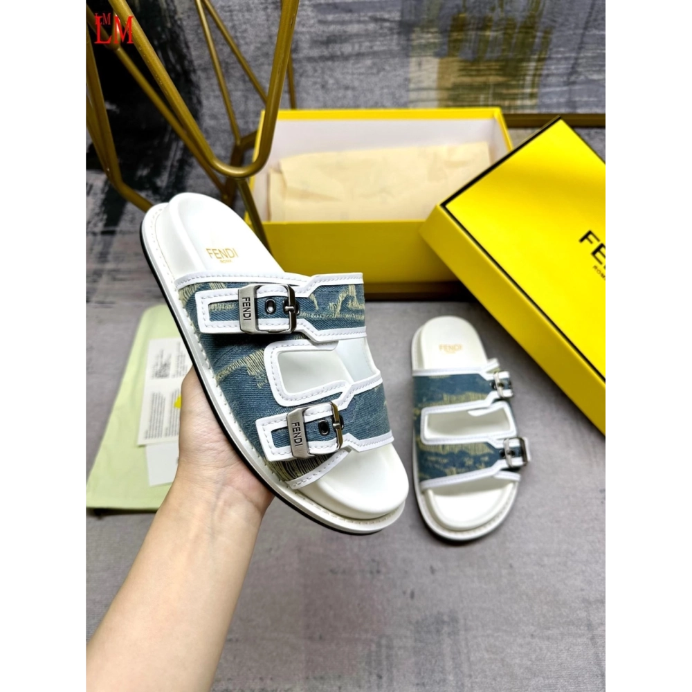 Fendi Slippers 009,Fendi Slippers,Slides Slippers,More Brands