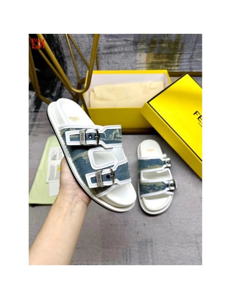 Fendi Slippers 009,Fendi Slippers,Slides Slippers,More Brands