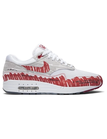 Air Max 1 Sketch To Shelf University Red,NIKE AIR MAX,NIKE SHOES Reps