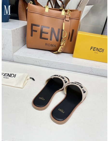 Fendi Slippers 021,Fendi Slippers,Slides Slippers,More Brands