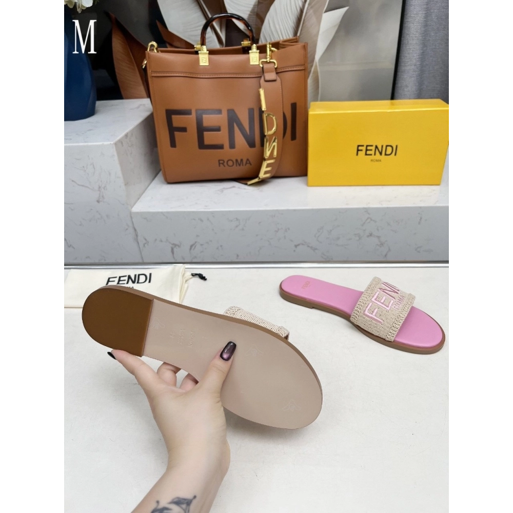 Fendi Slippers 022,Fendi Slippers,Slides Slippers,More Brands