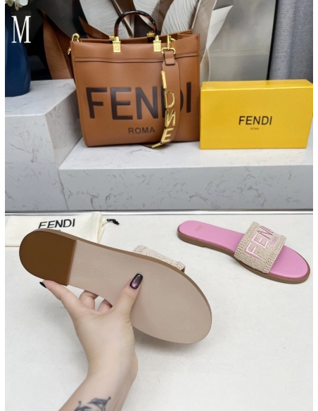 Fendi Slippers 022,Fendi Slippers,Slides Slippers,More Brands