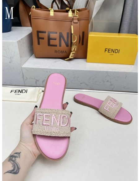 Fendi Slippers 022,Fendi Slippers,Slides Slippers,More Brands