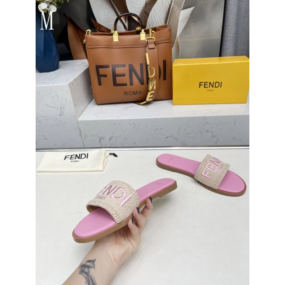 Fendi Slippers 022,Fendi Slippers,Slides Slippers,More Brands