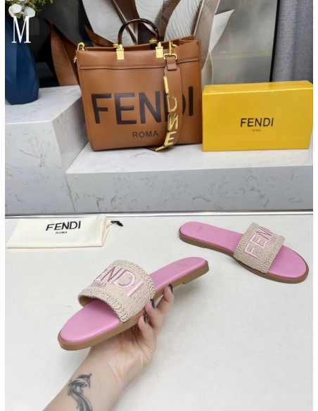 Fendi Slippers 022,Fendi Slippers,Slides Slippers,More Brands