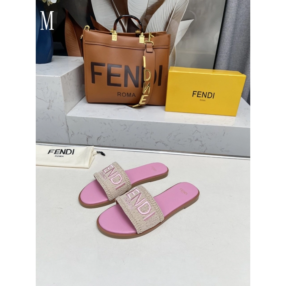Fendi Slippers 022,Fendi Slippers,Slides Slippers,More Brands