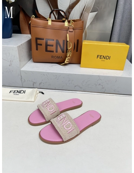 Fendi Slippers 022,Fendi Slippers,Slides Slippers,More Brands