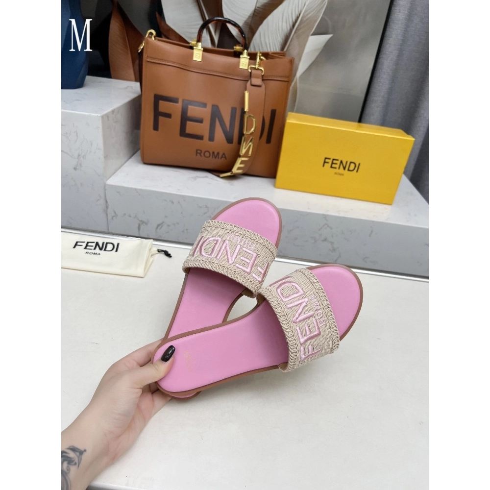 Fendi Slippers 022,Fendi Slippers,Slides Slippers,More Brands
