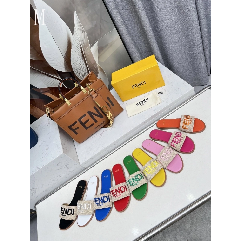 Fendi Slippers 023,Fendi Slippers,Slides Slippers,More Brands
