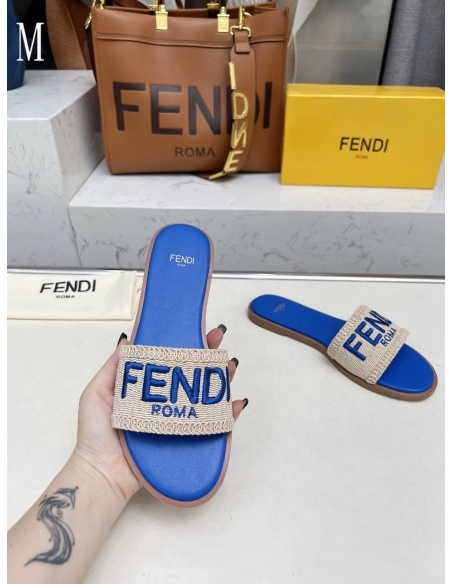 Fendi Slippers 024,Fendi Slippers,Slides Slippers,More Brands