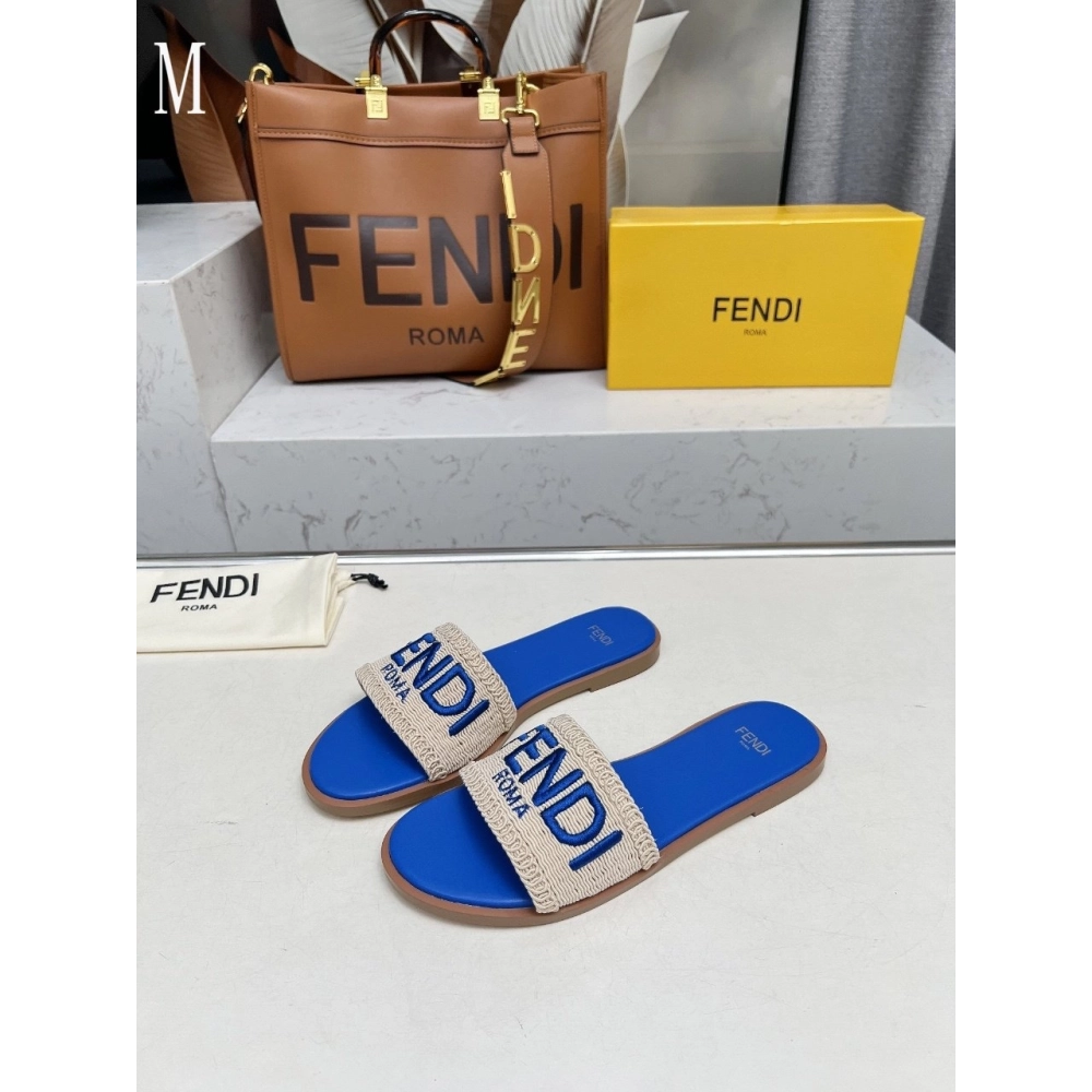 Fendi Slippers 024,Fendi Slippers,Slides Slippers,More Brands