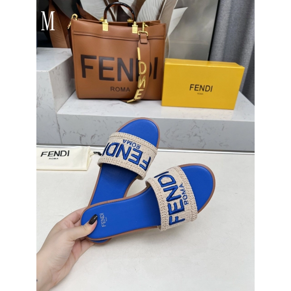 Fendi Slippers 024,Fendi Slippers,Slides Slippers,More Brands