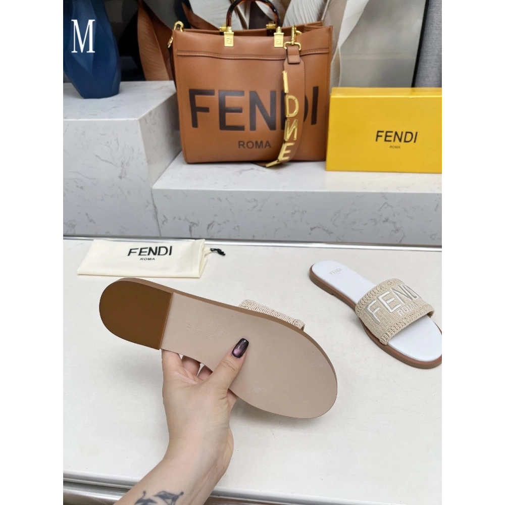 Fendi Slippers 025,Fendi Slippers,Slides Slippers,More Brands
