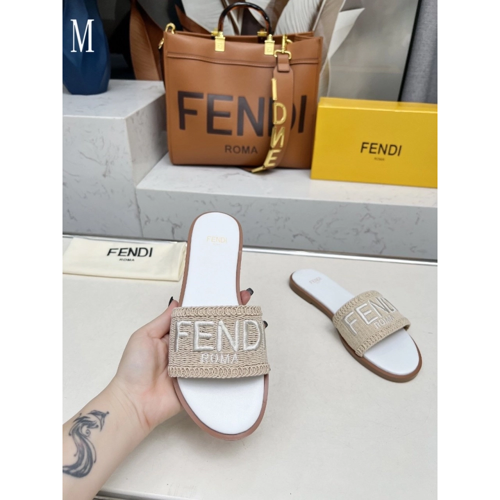 Fendi Slippers 025,Fendi Slippers,Slides Slippers,More Brands