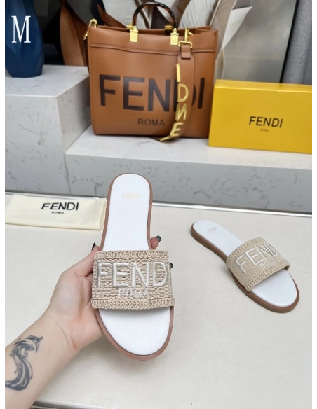 Fendi Slippers 025,Fendi Slippers,Slides Slippers,More Brands