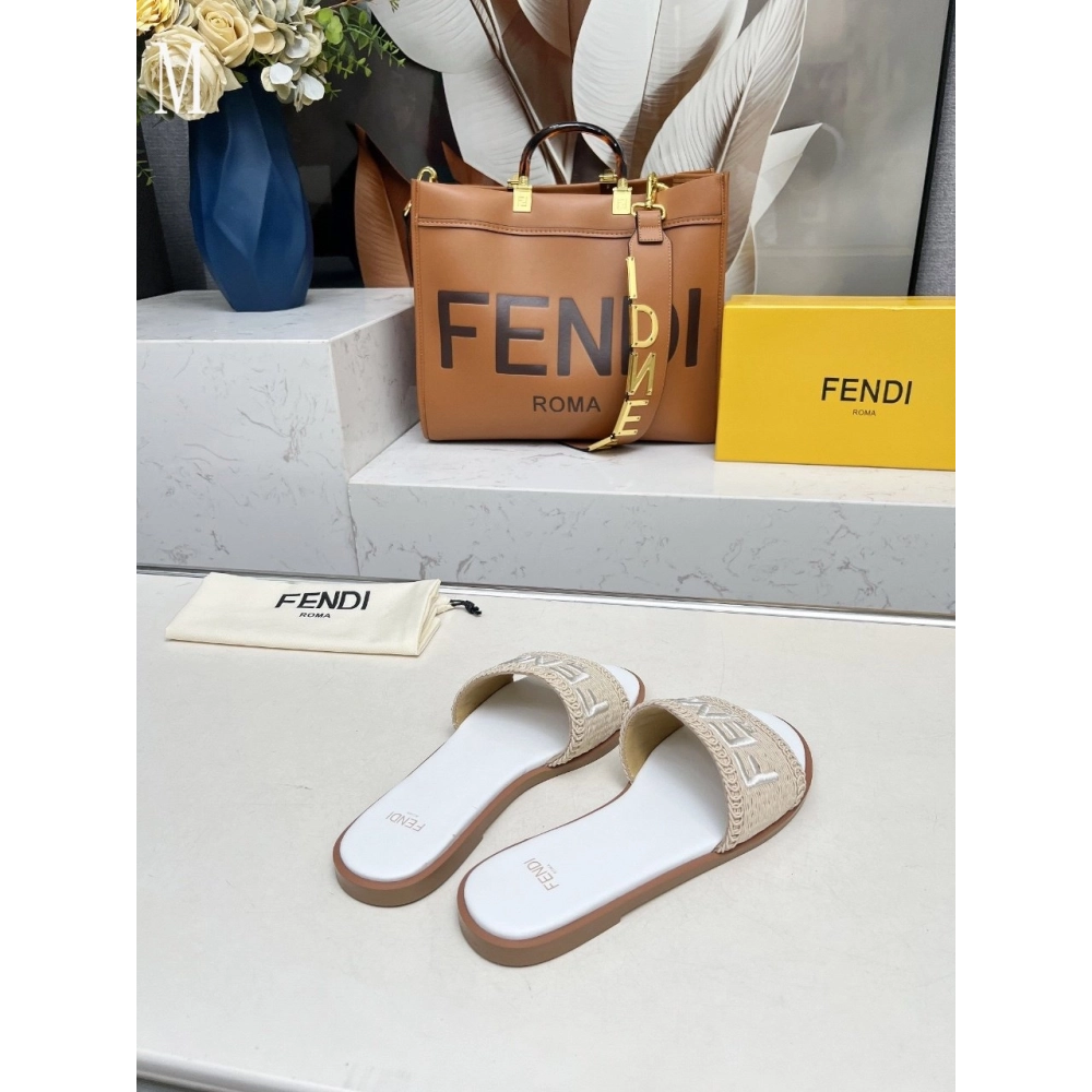 Fendi Slippers 025,Fendi Slippers,Slides Slippers,More Brands