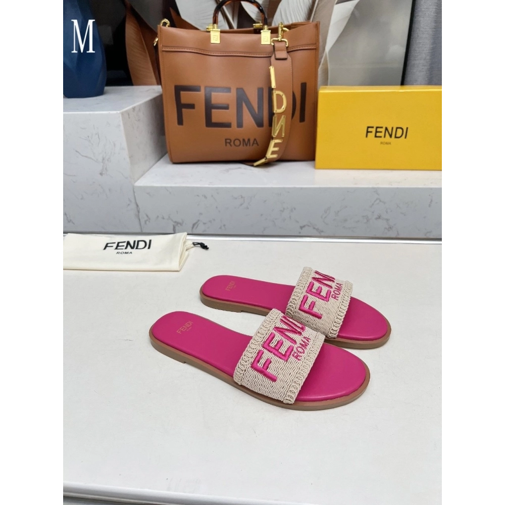Fendi Slippers 026,Fendi Slippers,Slides Slippers,More Brands