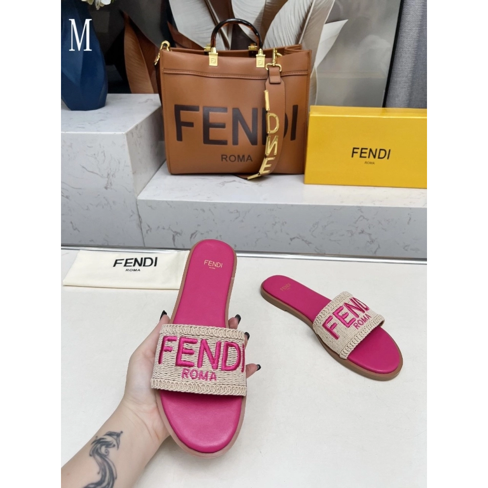 Fendi Slippers 026,Fendi Slippers,Slides Slippers,More Brands